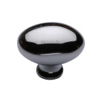 M Marcus Heritage Brass Oval Design Wardrobe Knob 38mm 